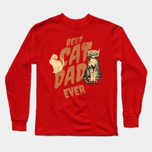 BEST CAT DAD EVER Long Sleeve T-Shirt